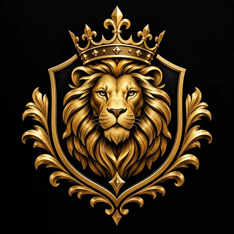 Luxury Metallic Foil Emblem Designs