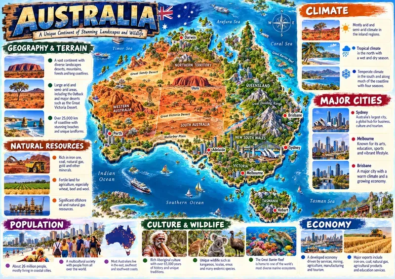 Isometric Educational Geography Atlases