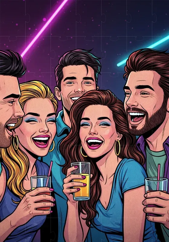 Pop Art Lifestyle Scenes