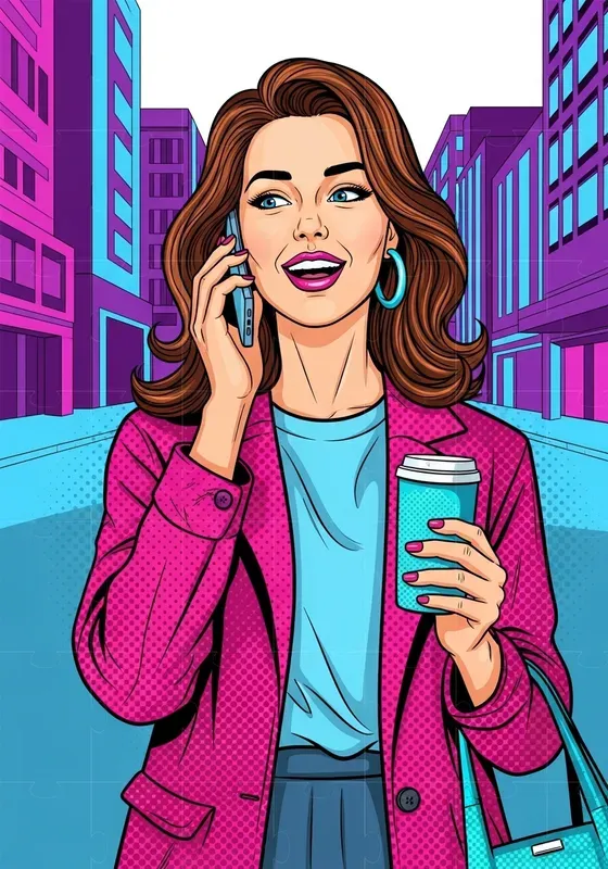 Pop Art Lifestyle Scenes
