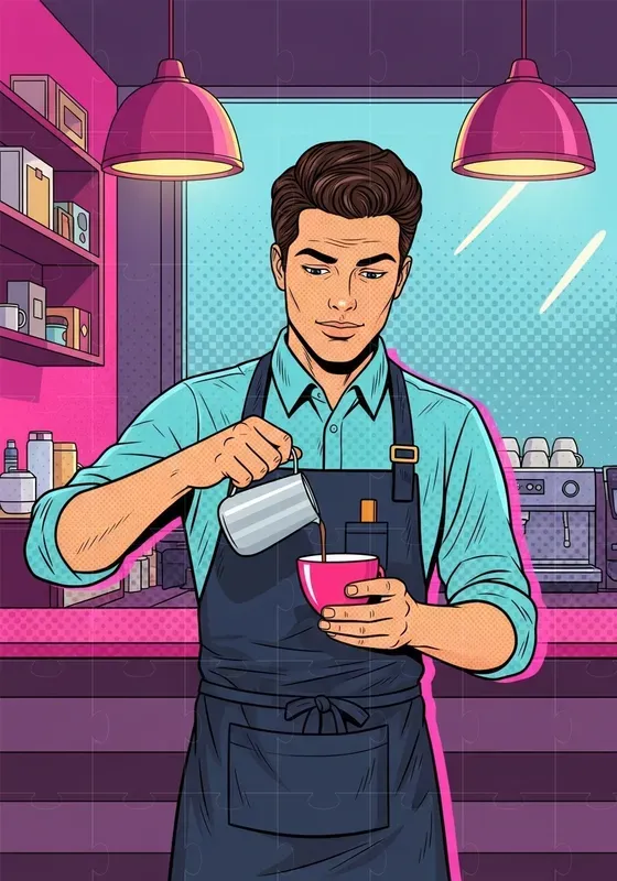 Pop Art Lifestyle Scenes