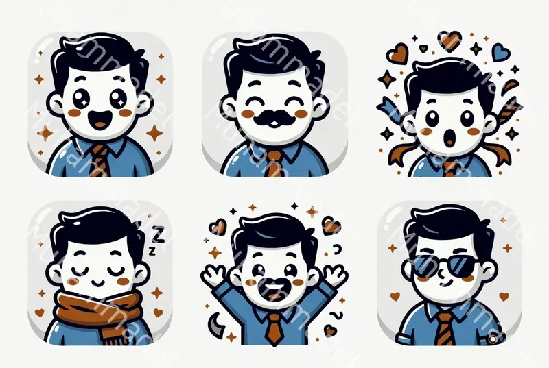 Cute Seasonal Icon Collection Generator