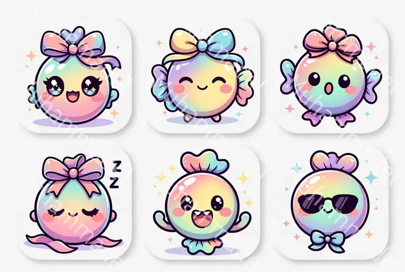 Cute Seasonal Icon Collection Generator