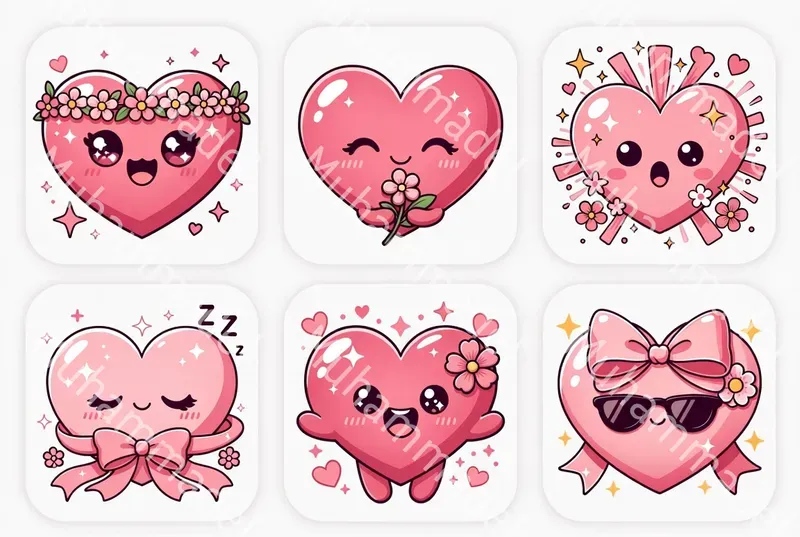 Cute Seasonal Icon Collection Generator