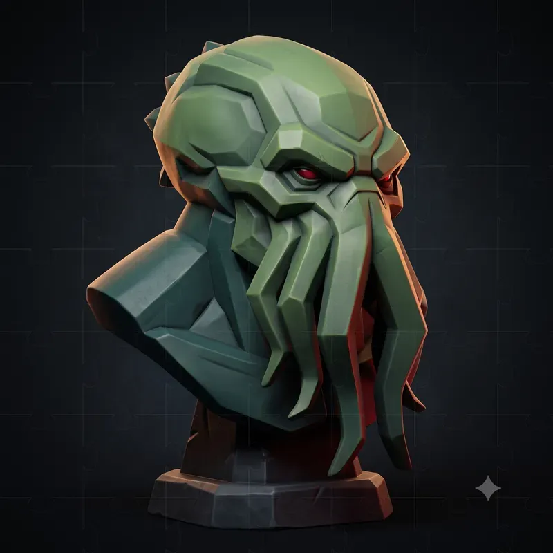 Stylized 3D Character Bust Portraits