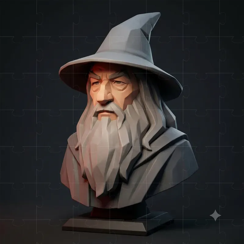 Stylized 3D Character Bust Portraits