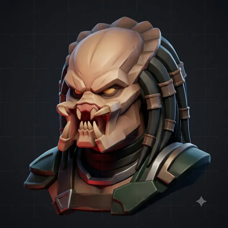 Stylized 3D Character Bust Portraits