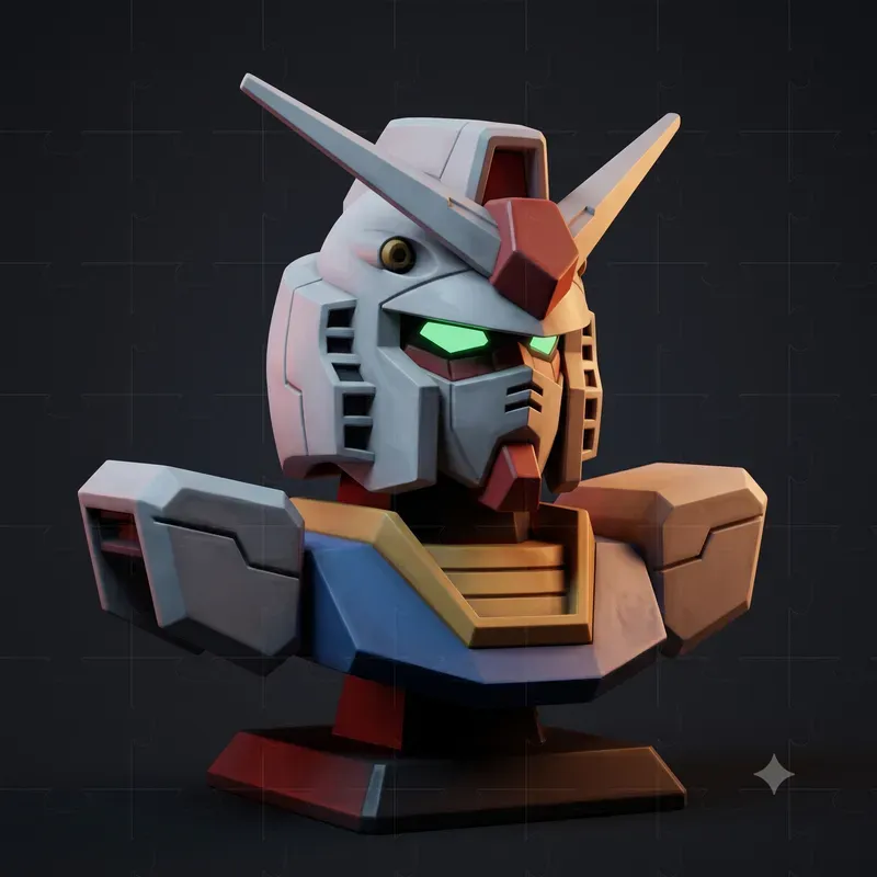 Stylized 3D Character Bust Portraits