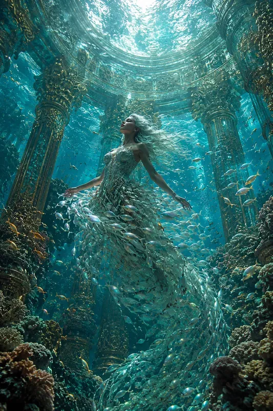 Golden Underwater Fantasies