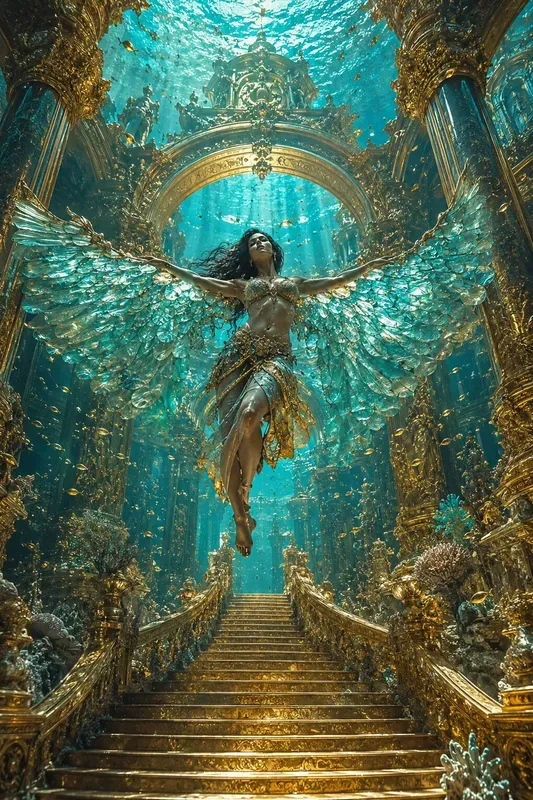 Golden Underwater Fantasies