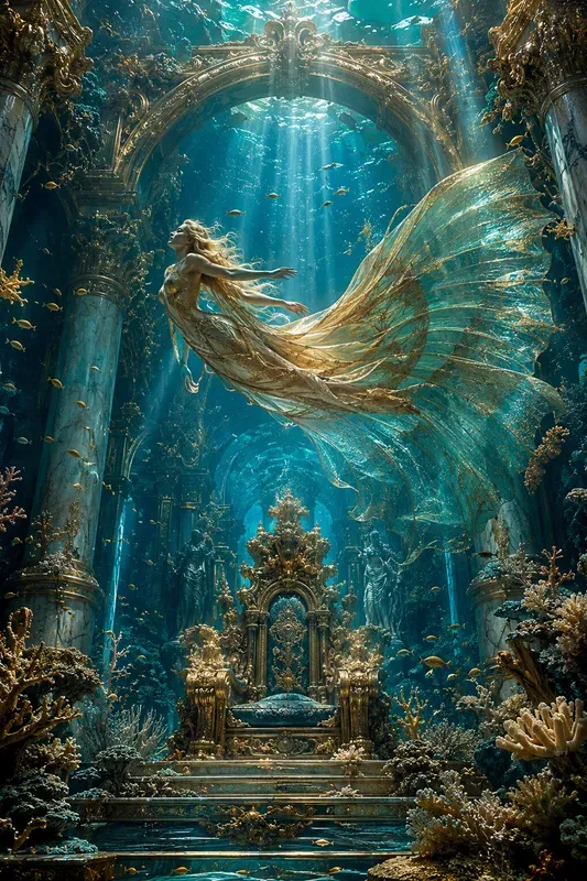 Golden Underwater Fantasies