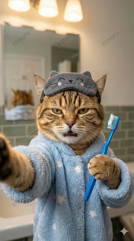 Funny Golden Cat Selfie Photography