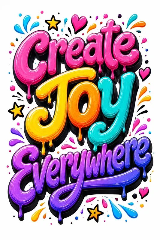 3D Bubble Typography Generator