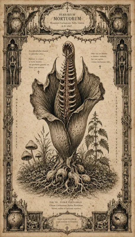 Gothic Botanical Horror Covers