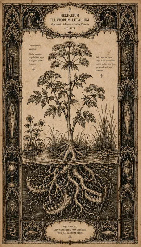 Gothic Botanical Horror Covers