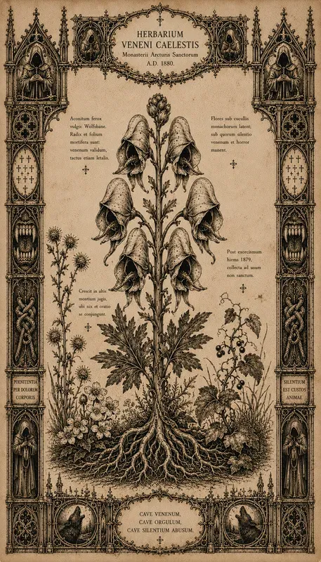 Gothic Botanical Horror Covers