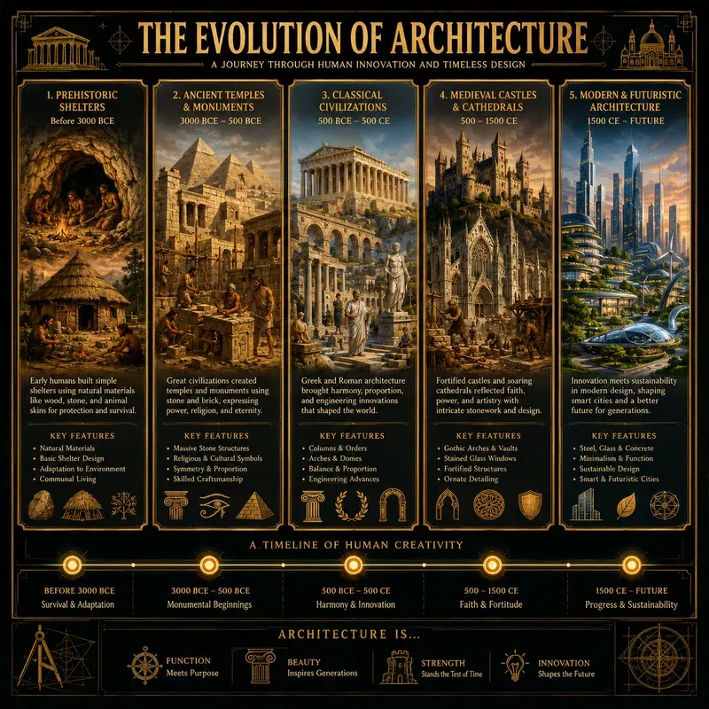 Evolution Timeline Infographics
