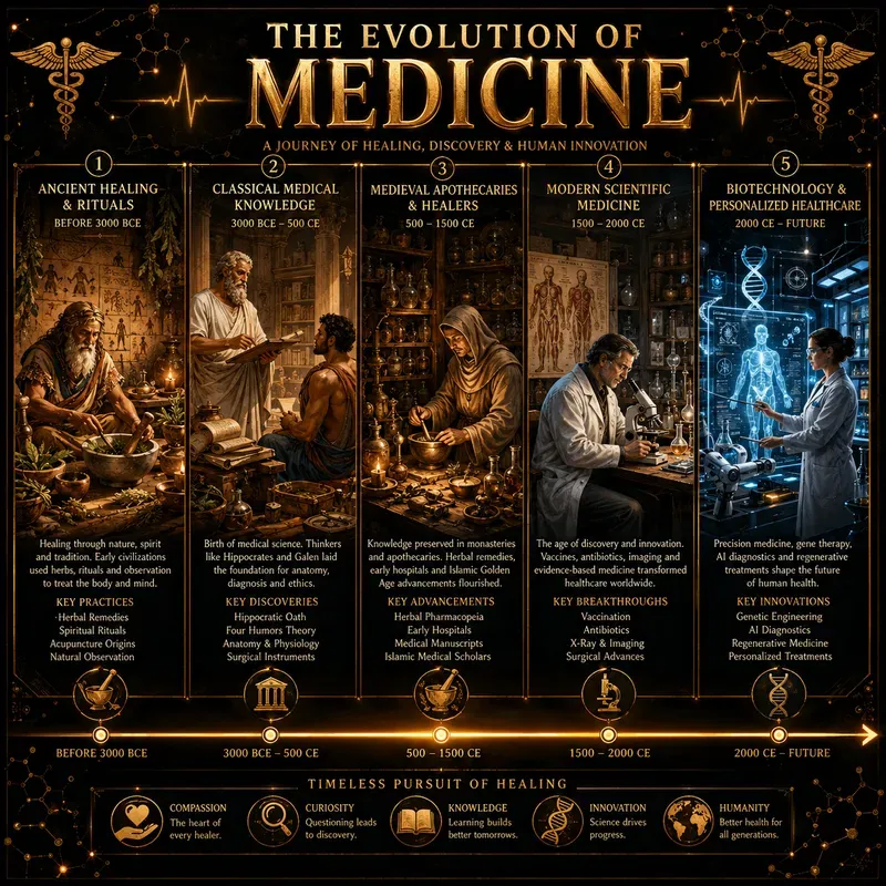 Evolution Timeline Infographics