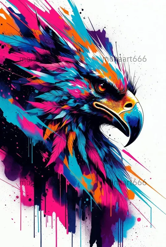 Neon Graffiti Soul Splashes