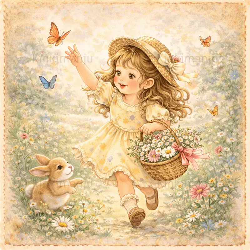 Vintage Storybook Girl Collections