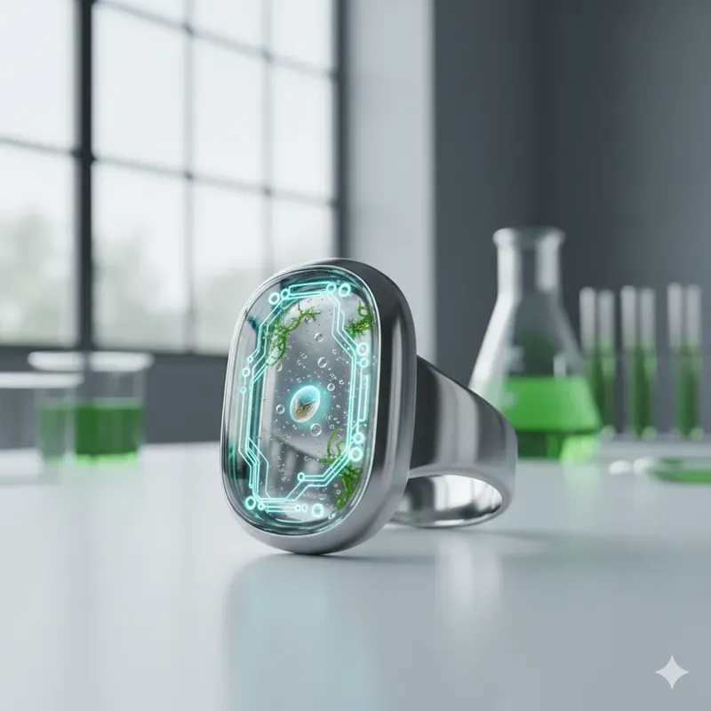 Futuristic Biotech Glass Devices