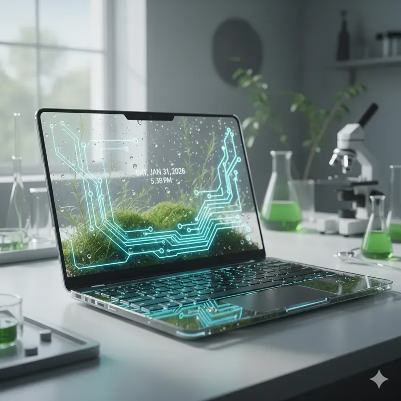 Futuristic Biotech Glass Devices