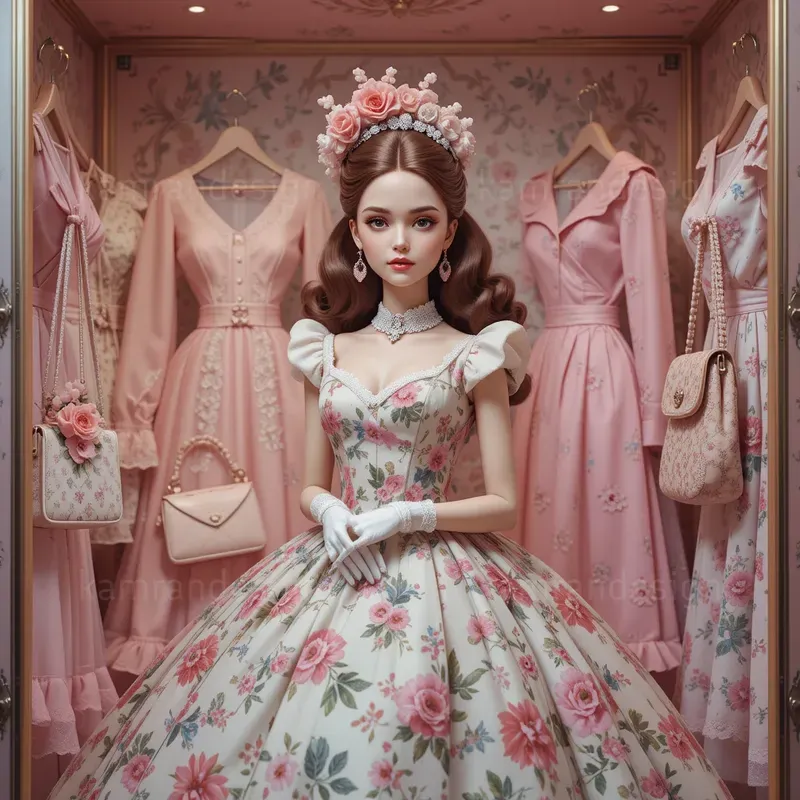Chic Fashion Doll Display Boxes