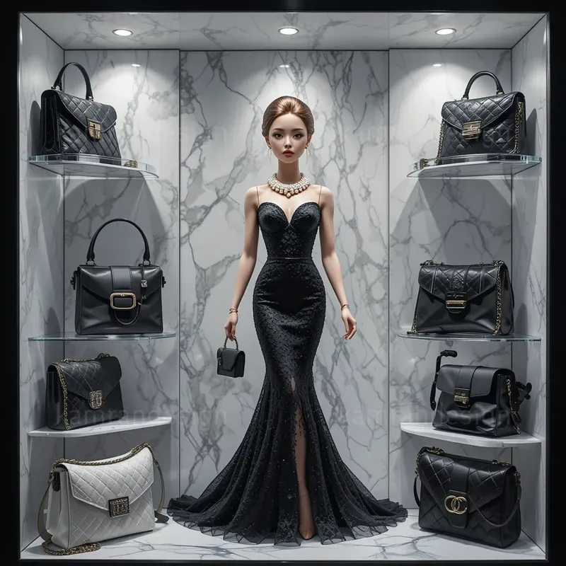 Chic Fashion Doll Display Boxes
