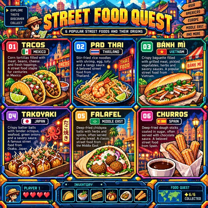 Retro Pixel Art Infographic Posters