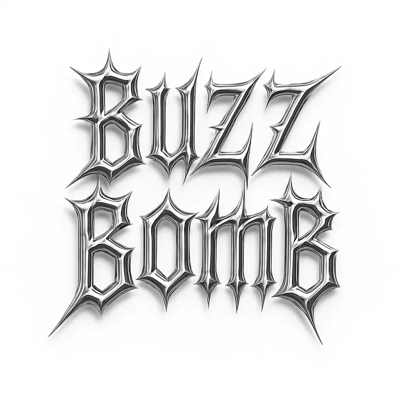 Heavy Metal Chrome Wordmarks