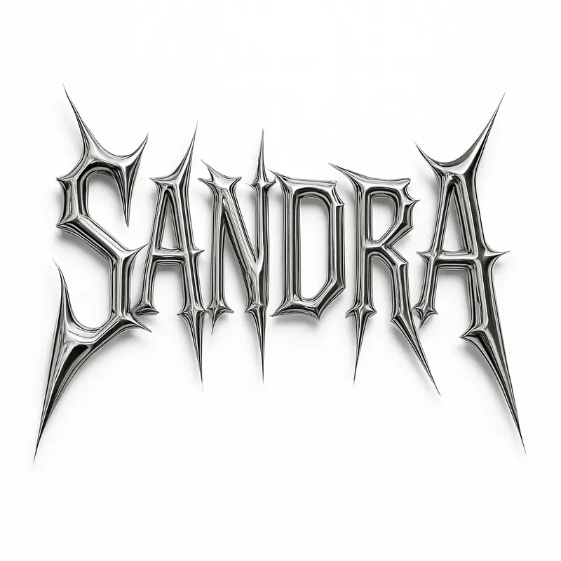 Heavy Metal Chrome Wordmarks