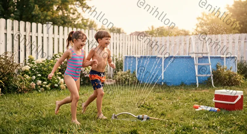 Retro 90s Family Lifestyle Stock Photos