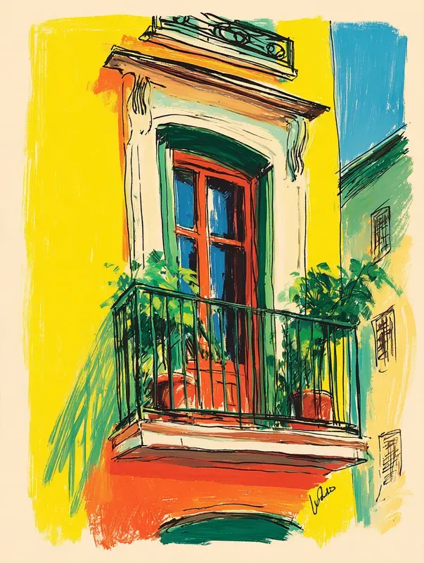Expressive Sketch Painting Illustrations
