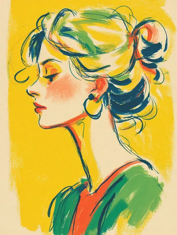 Expressive Sketch Painting Illustrations