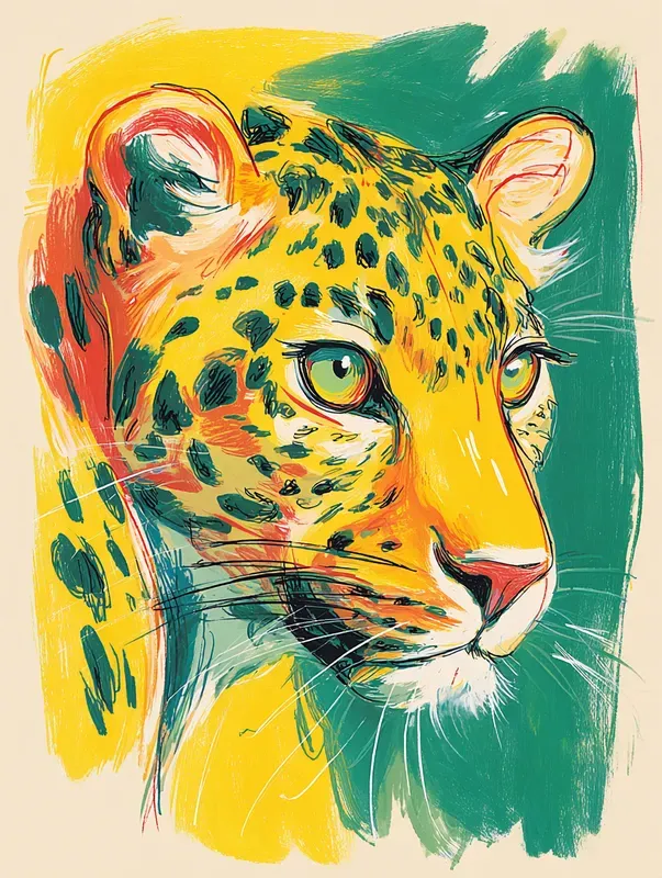 Expressive Sketch Painting Illustrations