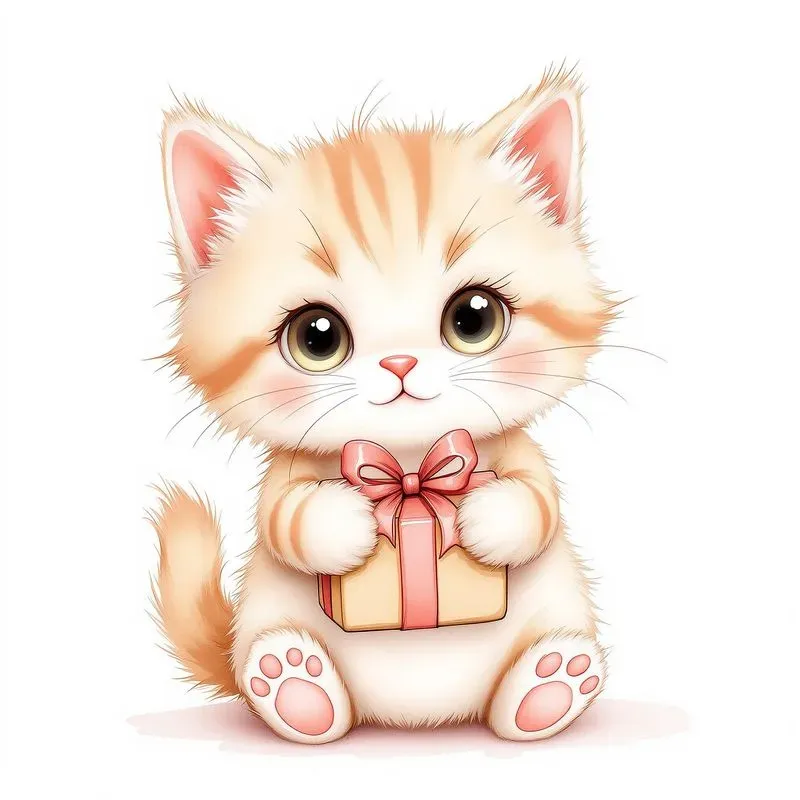 Cute Kawaii Animal Illustrations