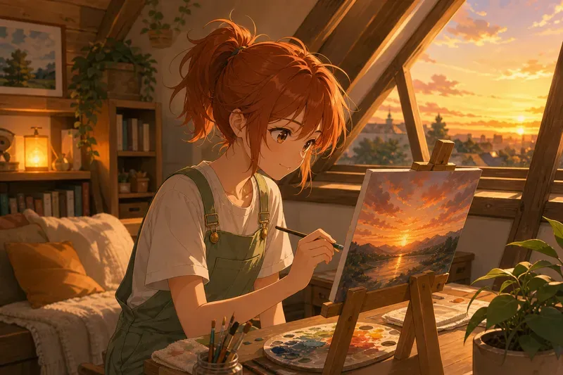 Anime Cozy Room Portraits