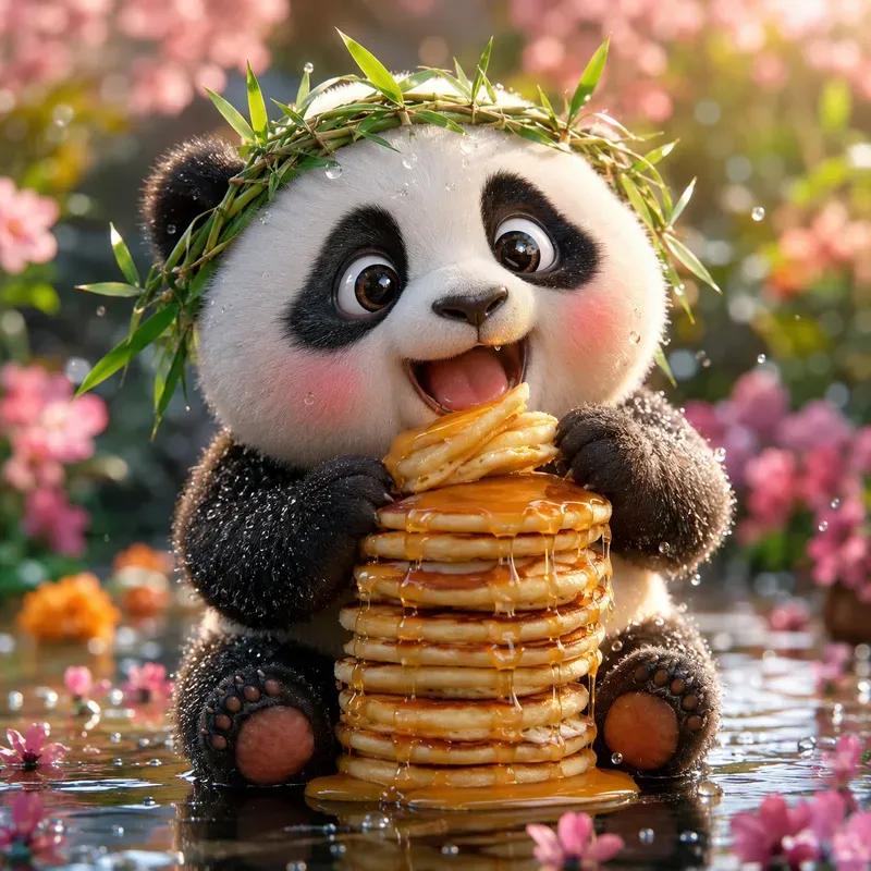 Cute 3D Baby Animals With Treats