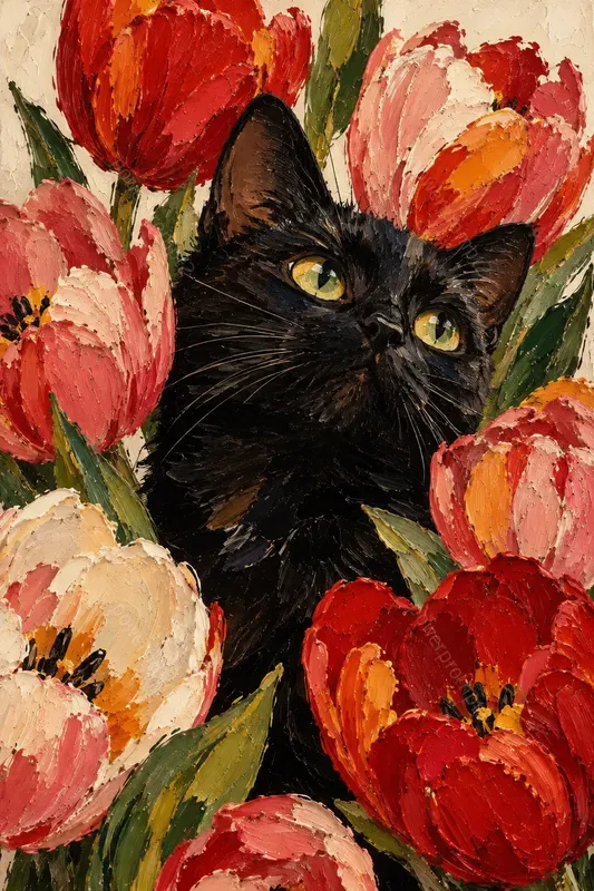 Bold Impasto Art
