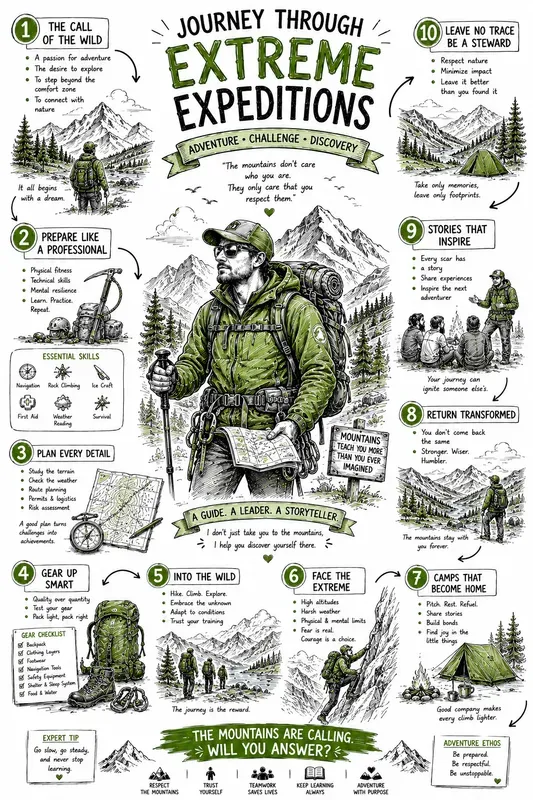 Hand Drawn Life Story Infographics