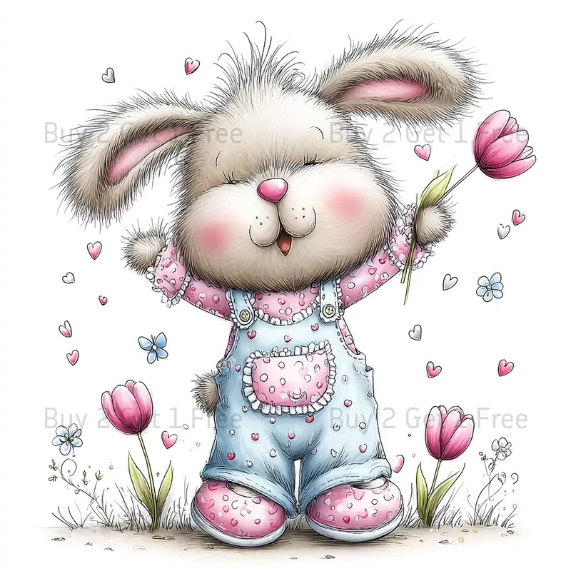 Spring Mothers Day Heirloom Clipart