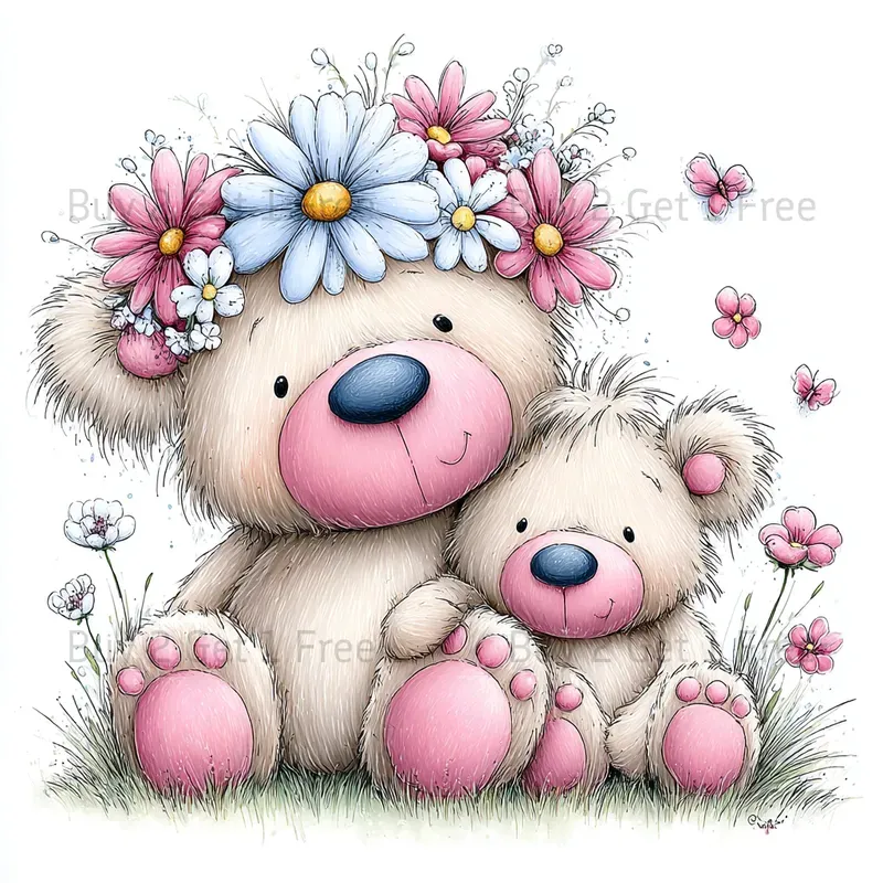 Spring Mothers Day Heirloom Clipart