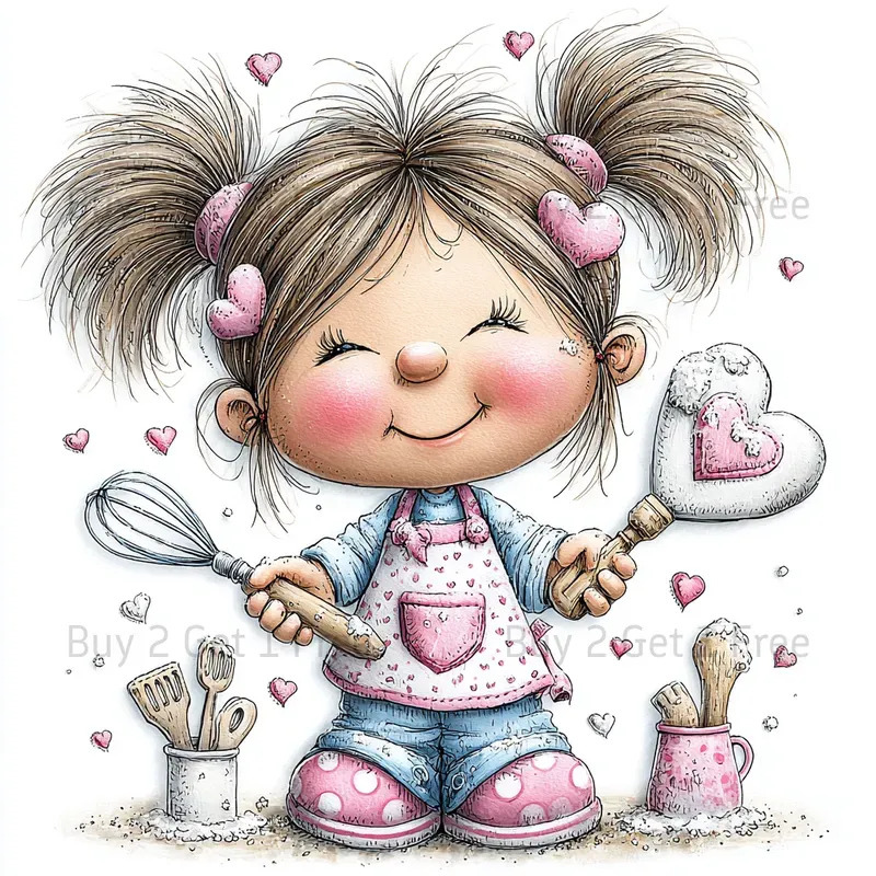 Spring Mothers Day Heirloom Clipart