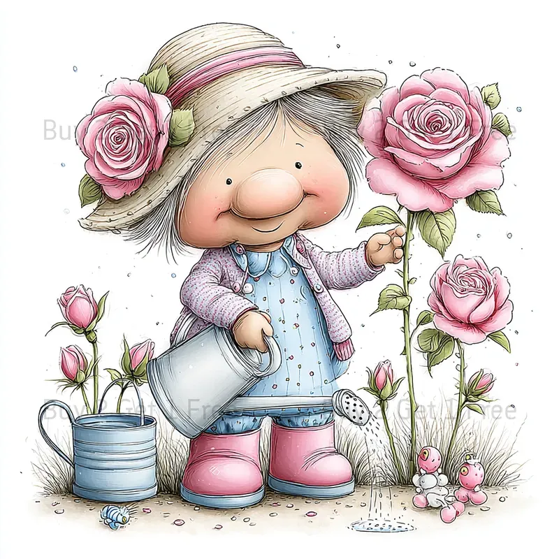 Spring Mothers Day Heirloom Clipart