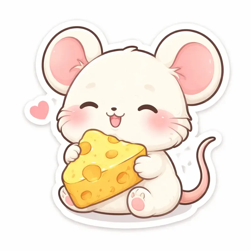 Ultracute Kawaii Chibi Animal Stickers
