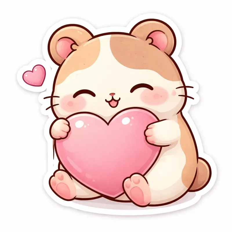 Ultracute Kawaii Chibi Animal Stickers