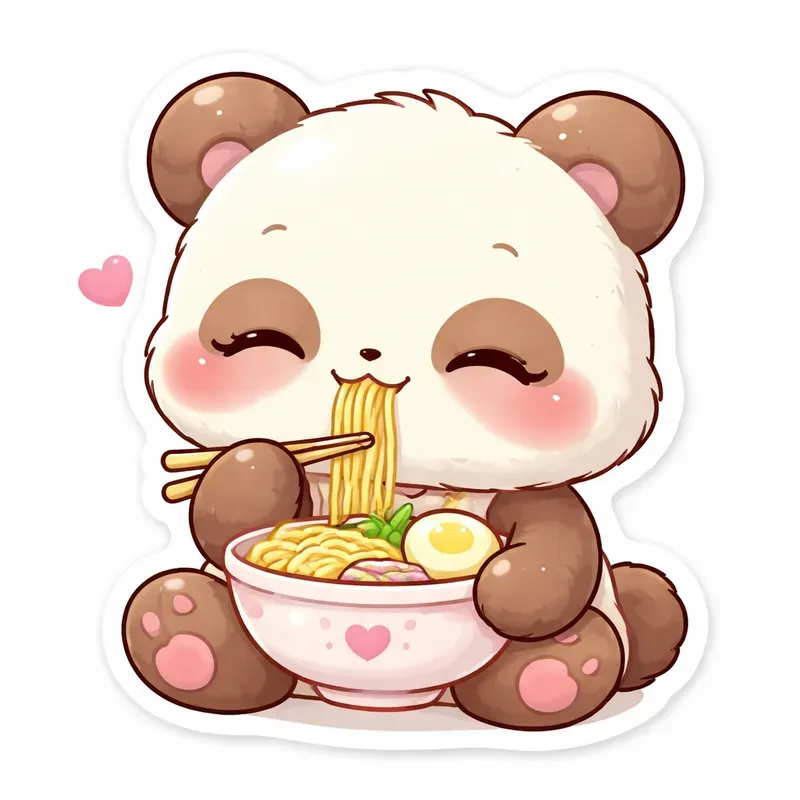 Ultracute Kawaii Chibi Animal Stickers