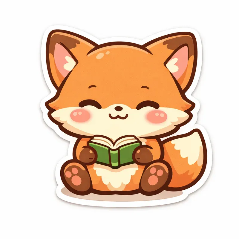 Ultracute Kawaii Chibi Animal Stickers