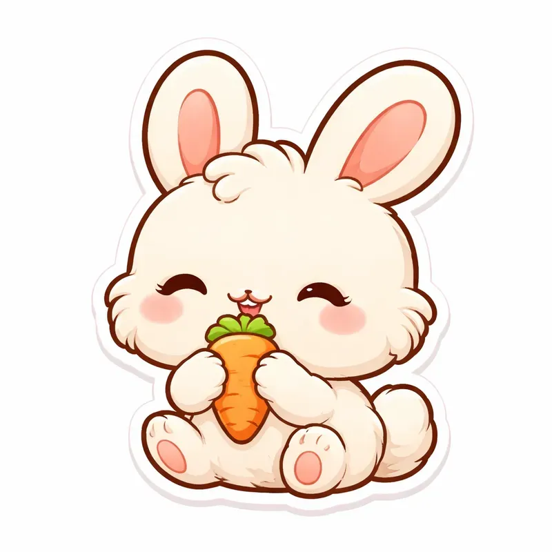 Ultracute Kawaii Chibi Animal Stickers