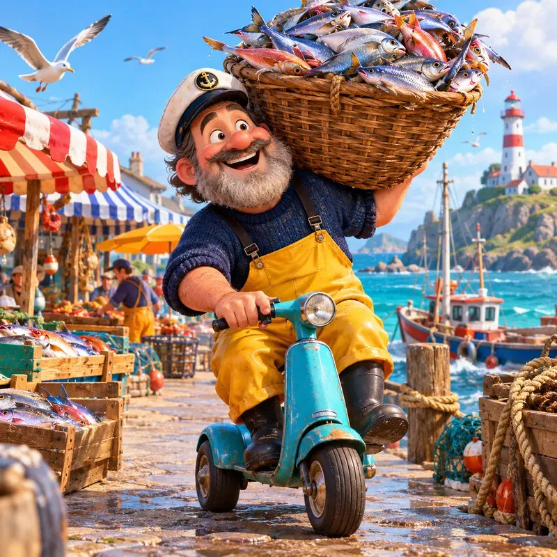 Coastal Cartoon Adventures
